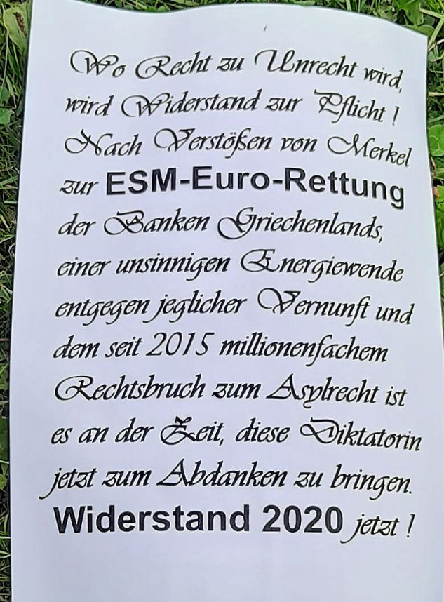 Protest auch in Sondershausen