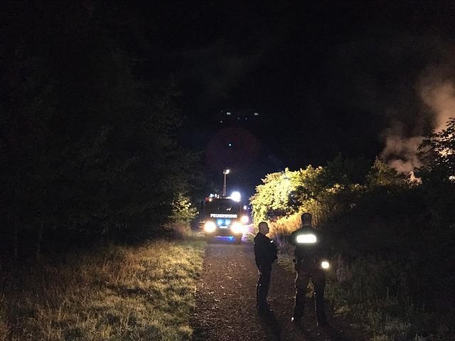 Gartenlaubenbrand in Ro&szlig;leben