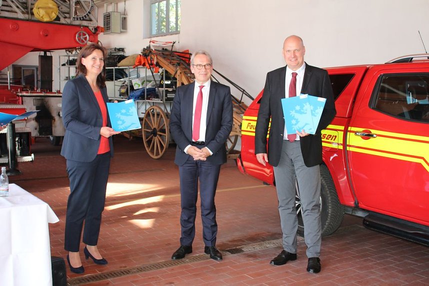 Gleich vier F&ouml;rderbescheide gingen in den Kyffh&auml;userkreis