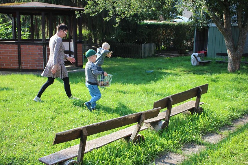 Herbstputz und Herbstpflanzung in Stocksen