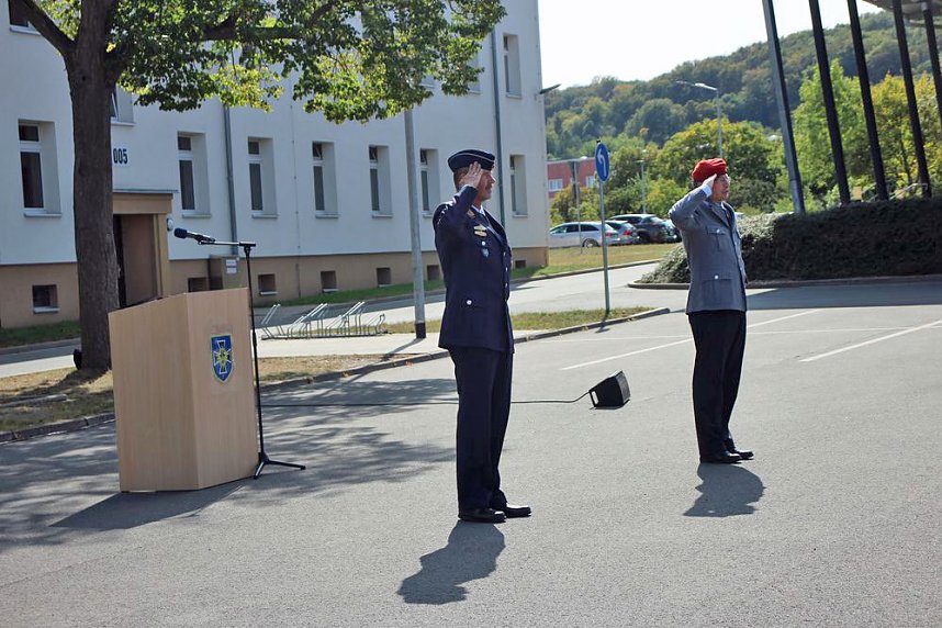 Verabschiedungsappell am Bundeswehrstandort Sondershausen