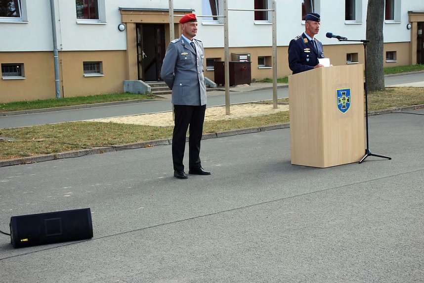 Verabschiedungsappell am Bundeswehrstandort Sondershausen