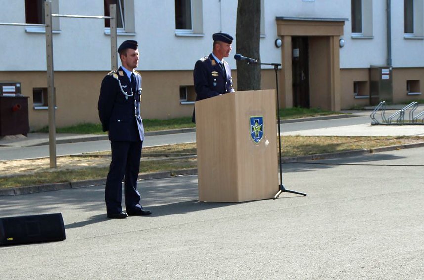 Verabschiedungsappell am Bundeswehrstandort Sondershausen