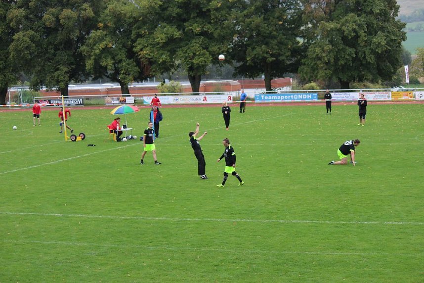 Faustball: Trotz Regens Turnier durchgezogen