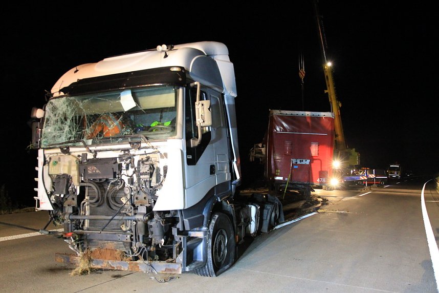 Bergung auf der Autobahn