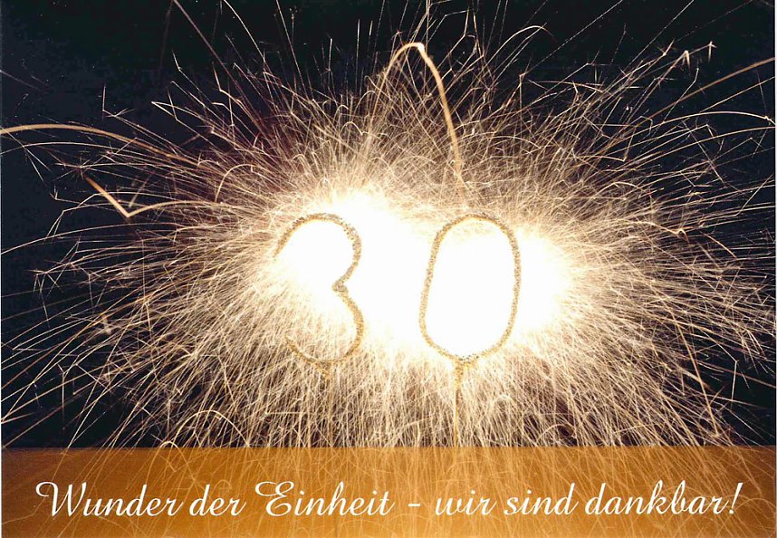 Erinnerungsgr&uuml;&szlig;e zum 3. Oktober -