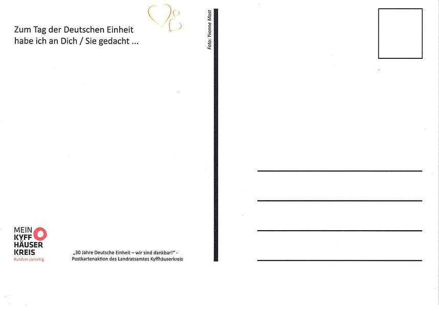 Erinnerungsgr&uuml;&szlig;e zum 3. Oktober -