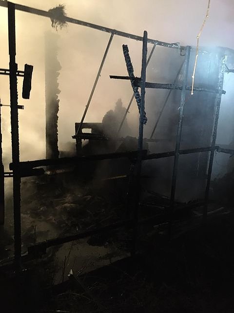 Gartenlaubenbrand in Ro&szlig;leben