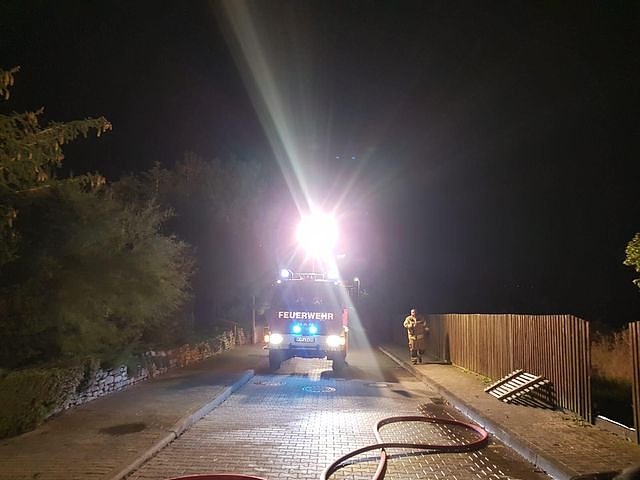 Gartenlaubenbrand in Ro&szlig;leben