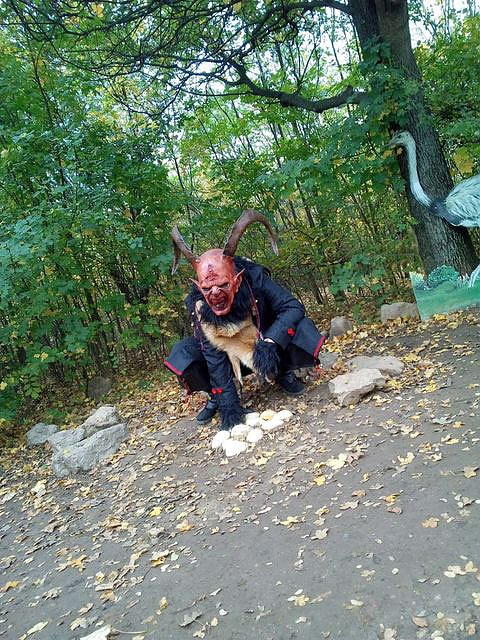 Zu Halloween im Zoo Park