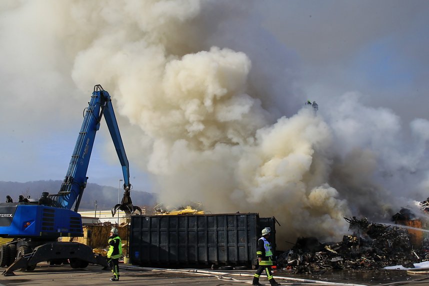 Gro&szlig;brand in Bebra
