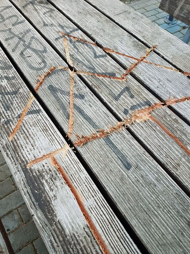 Wieder Vandalismus am Radweg