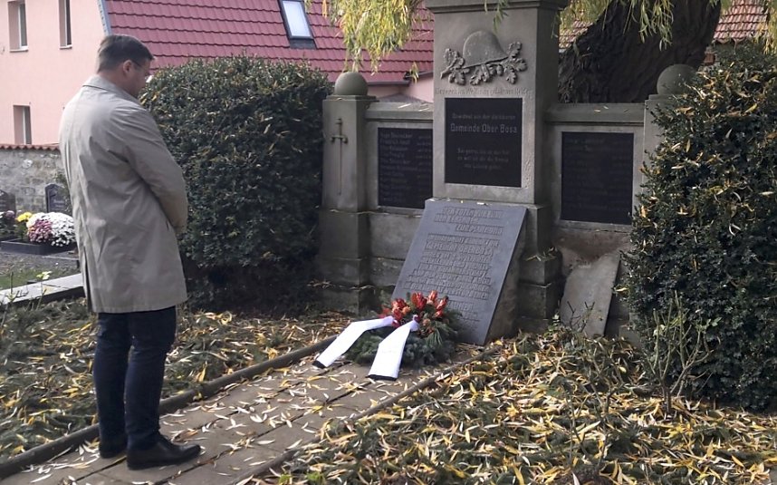 Gedenken in Oberb&ouml;sa