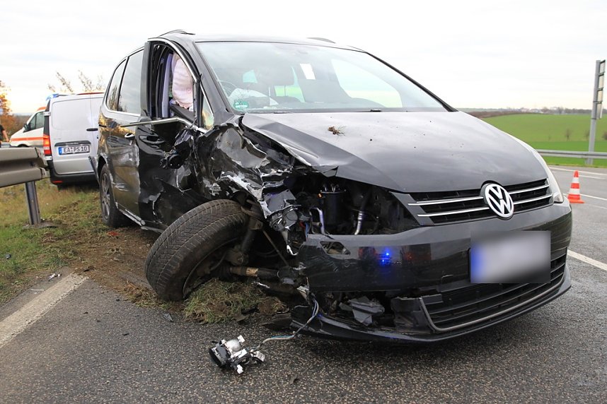 Schwerer Unfall auf der B249