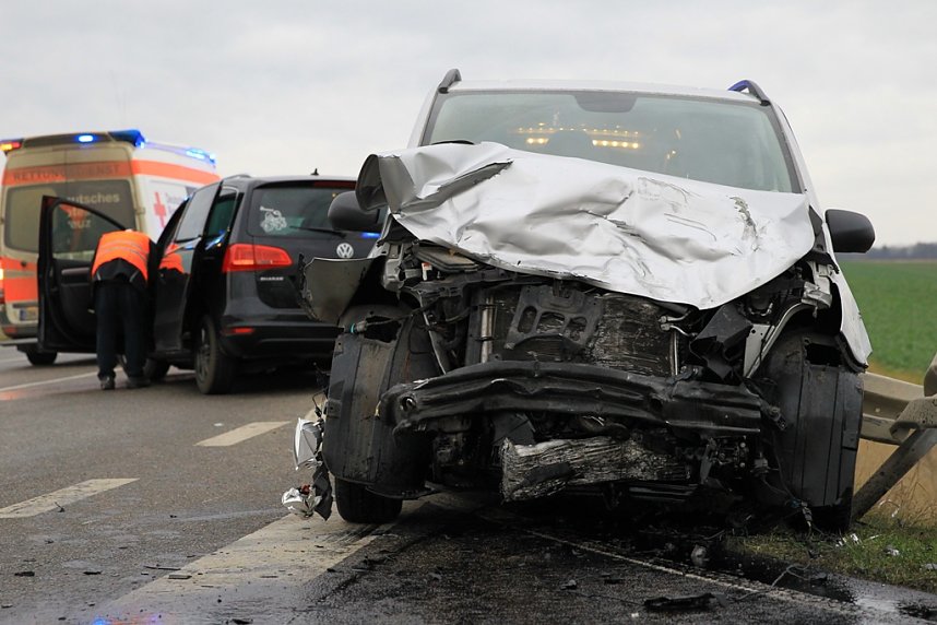 Schwerer Unfall auf der B249