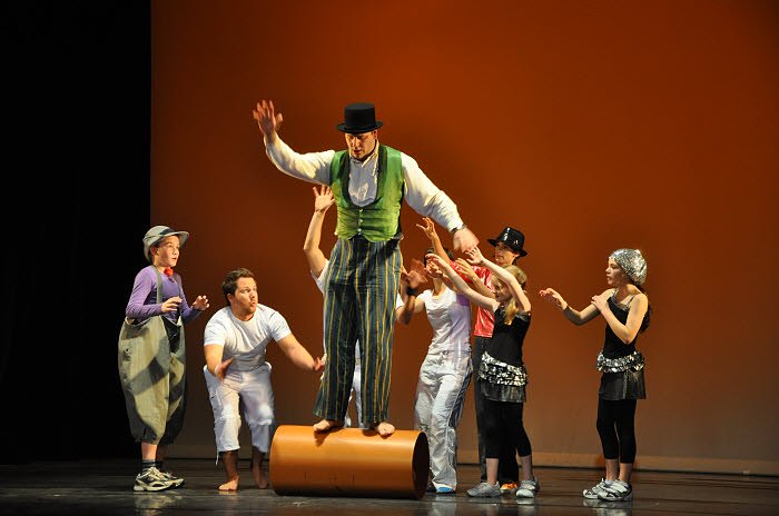 Salto Mortale im Theater