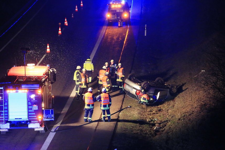 Unfall auf der A38 bei Werther