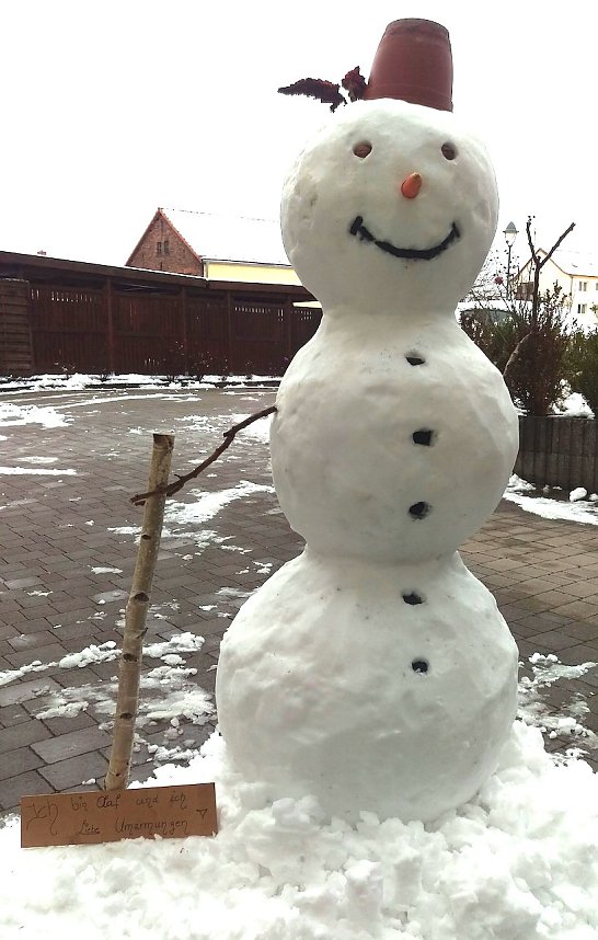 "Olaf"- Ich bin Olaf und liebe Umarmungen