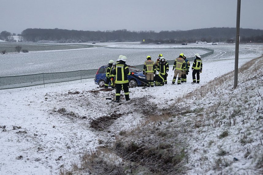 Verkehrsunfall auf den Hainer Bergen
