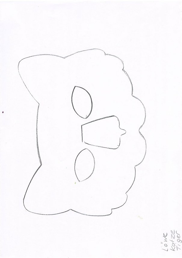 Masken basteln Katze