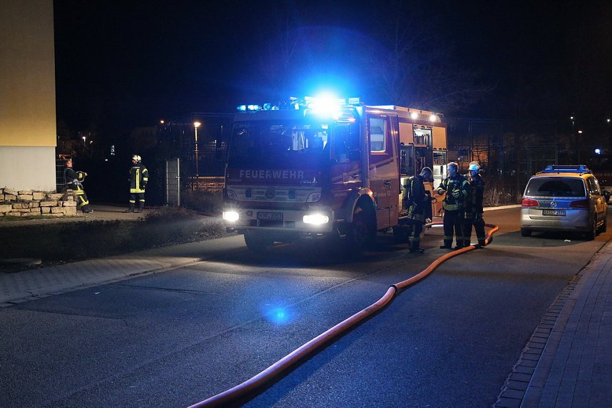 Brandstiftung in Sondershausen