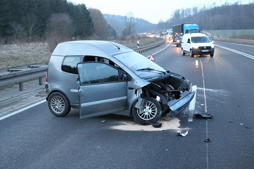 Zwei Unf&auml;lle auf der B4