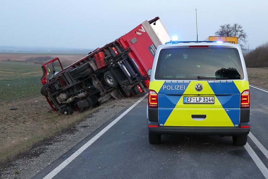 Zwei Unf&auml;lle auf der B4