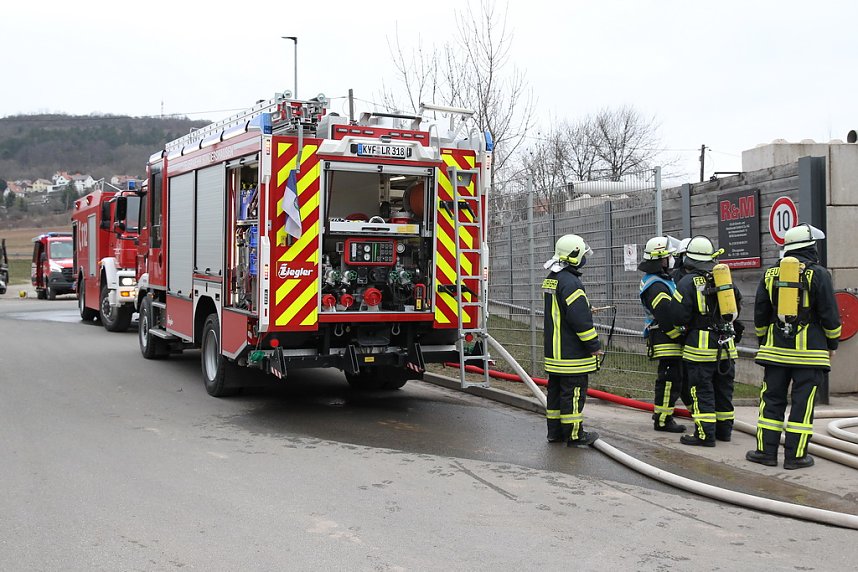 Containerbrand in Sondershausen