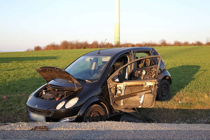 Unfall auf den Hainer Bergen