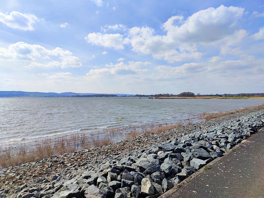 Peter Blei unterwegs am Stausee Kelbra