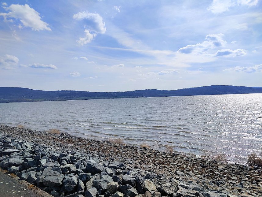 Peter Blei unterwegs am Stausee Kelbra