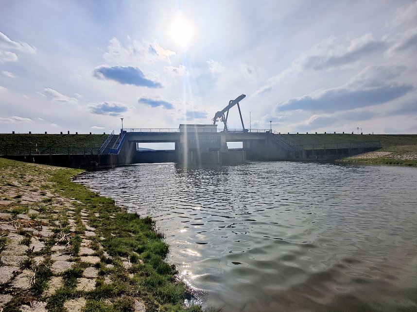 Peter Blei unterwegs am Stausee Kelbra