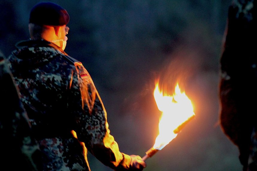 Vereidigungzeremonie der Rekruten der Bundeswehr Sondershausen