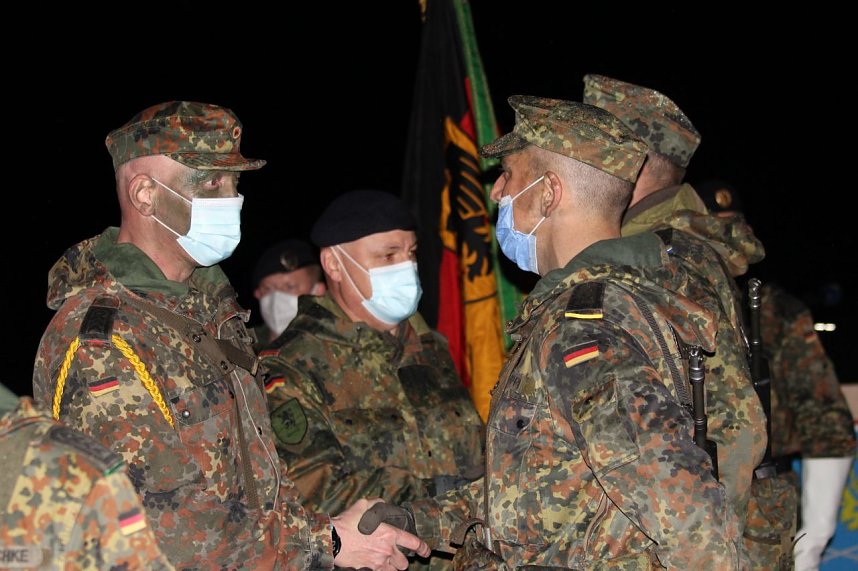 Vereidigungszeremonie der Rekruten der Bundeswehr in Sondershausen