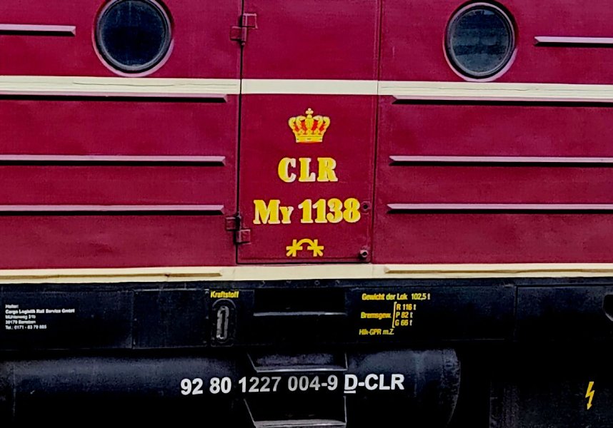 Die d&auml;nische Diesellok NOHAB aus dem Jahre 1957