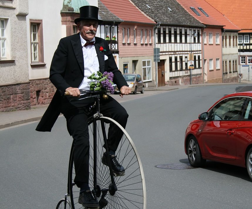 Hoch zu Rad am Pfingstmontag