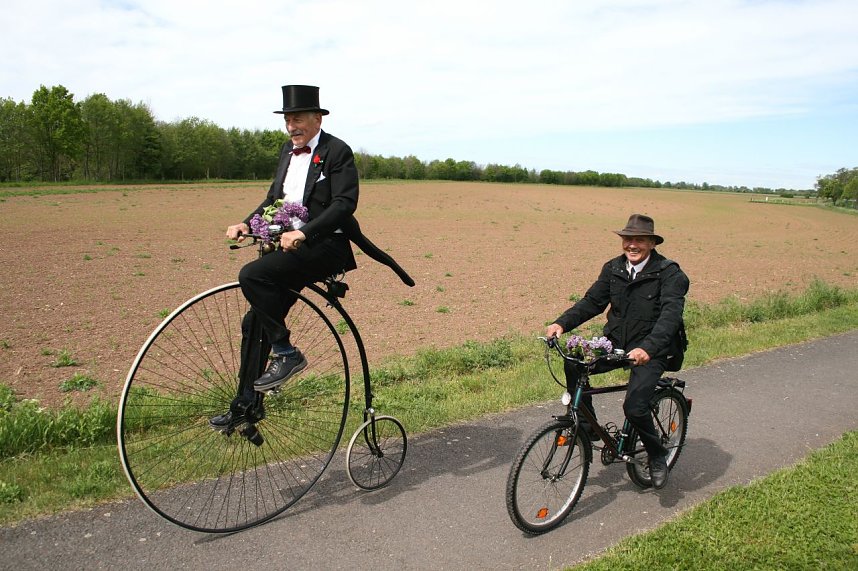 Hoch zu Rad am Pfingstmontag