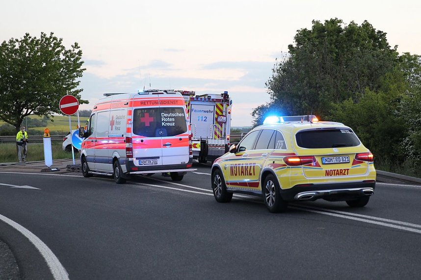 Unfall bei Sundhausen
