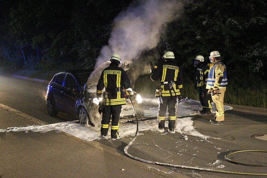 Fahrzeugbrand in Sondershausen