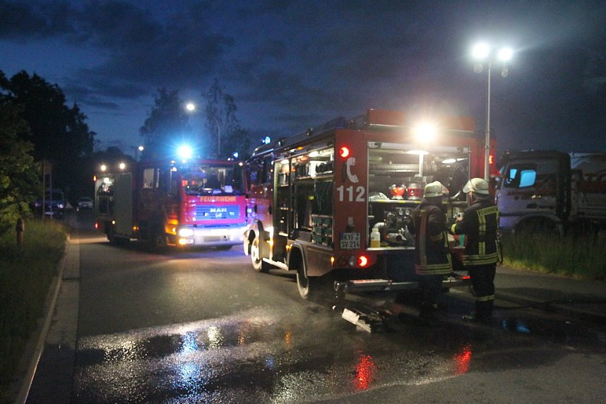 Fahrzeugbrand in Sondershausen