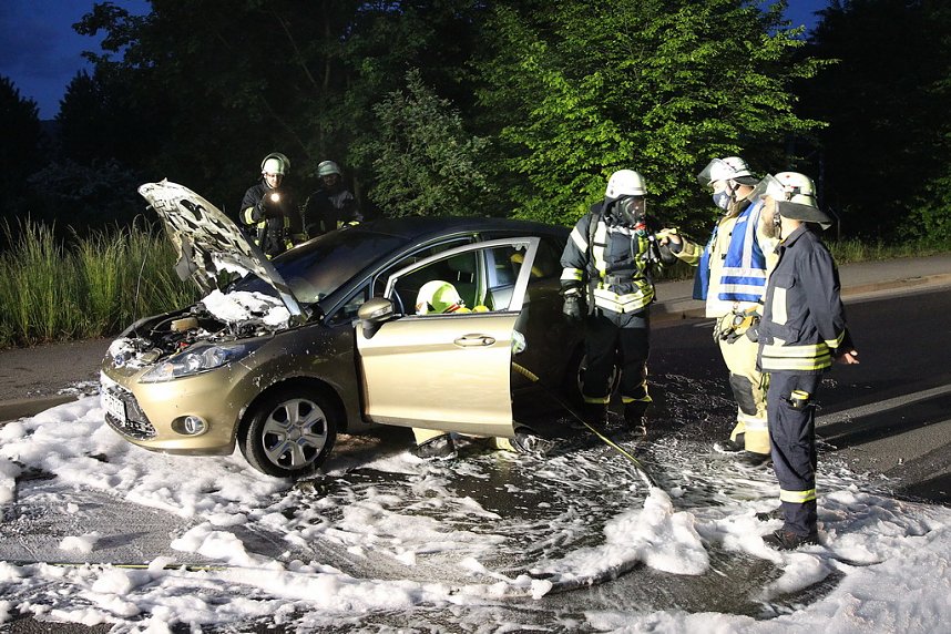 Fahrzeugbrand in Sondershausen