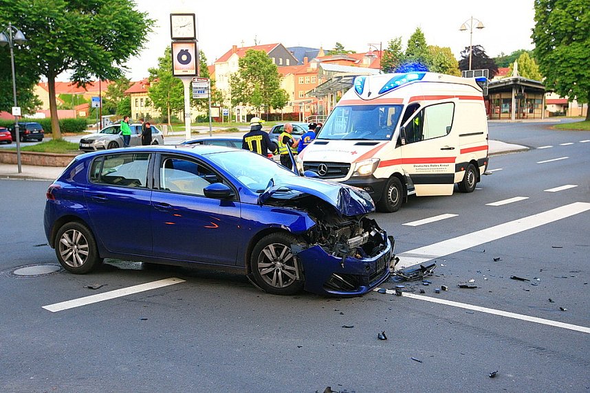 Unfall in Sondershausen