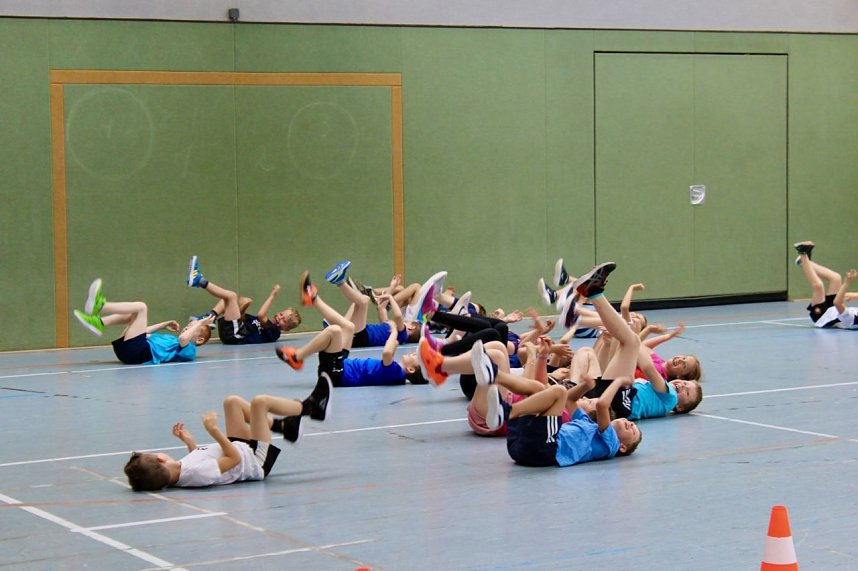 Bewegter Vormittag f&uuml;r 21 Sch&uuml;lerinnen und Sch&uuml;ler der Staatlichen Grundschule "Franzberg"