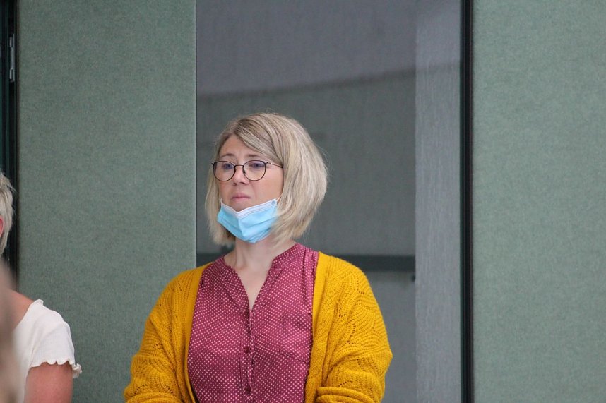 Klassenlehrerin der Klasse 1c, Frau von Hornbostel