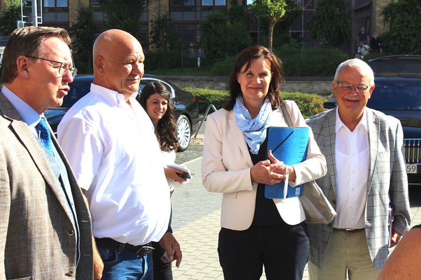 Besuch von Ministerpr&auml;sident Ramelow im DRK Kyffh&auml;userkreisverband in Sondershausen