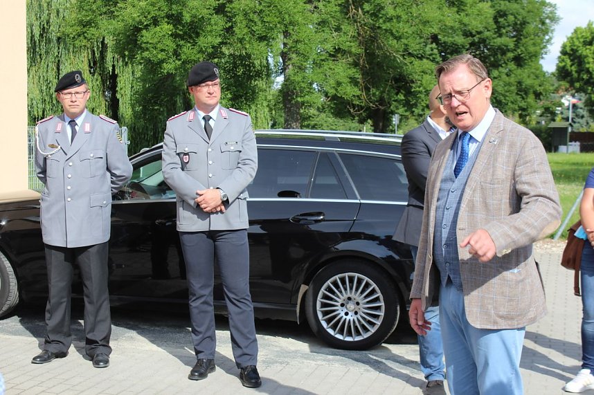 Besuch von Ministerpr&auml;sident Ramelow im DRK Kyffh&auml;userkreisverband in Sondershausen