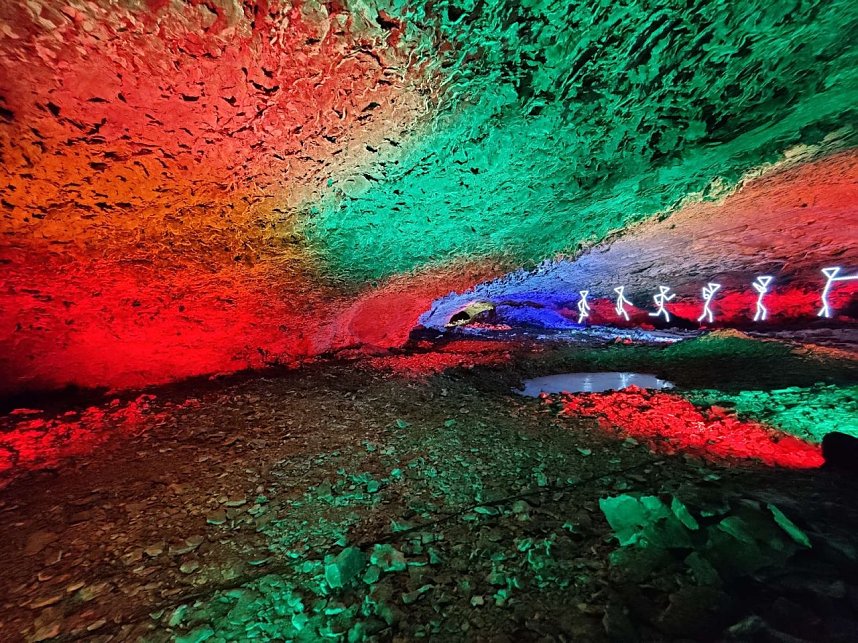 World of Lights in der Barbarossah&ouml;hle