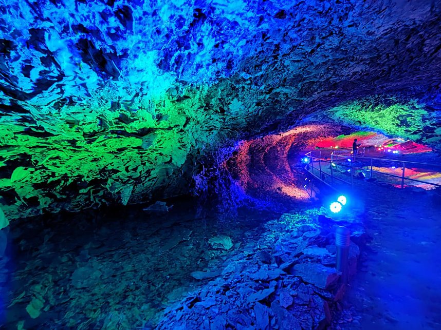 World of Lights in der Barbarossah&ouml;hle