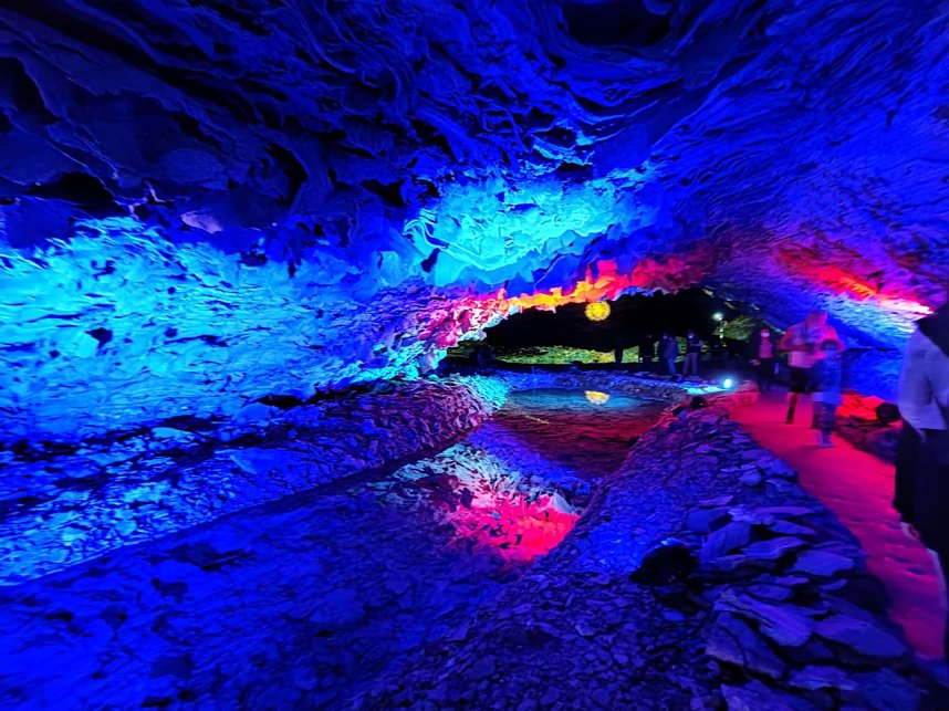 World of Lights in der Barbarossah&ouml;hle