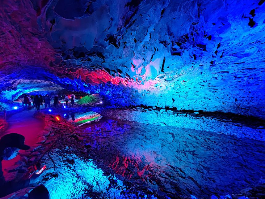 World of Lights in der Barbarossah&ouml;hle